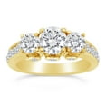 thumbnail image 1 of 2.00ctw Diamond Three Stone Ring in 14k Yellow Gold, 1 of 2