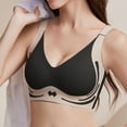 thumbnail image 6 of Lixiuxyad Milk Cups for Bra Women's Wireless Bra With Seamless Smooth Comfort Wirefree T Shirt Bra, 6 of 6