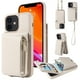 thumbnail image 1 of Stylish & Secure Wallet Case for iPhone 14/13/12/11 Pro Max/XR/XS Max/SE 2020 - RFID Credit Cards Holder, Zipper Leather Case With Wrist Strap & Handbag Case, 1 of 1