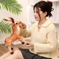 thumbnail image 5 of Sika Deer Stuffed Animals Toy,Lifelike Brown Deer Plush Toy,Imaginative Play Plush Doll Gift for Friend, 5 of 5
