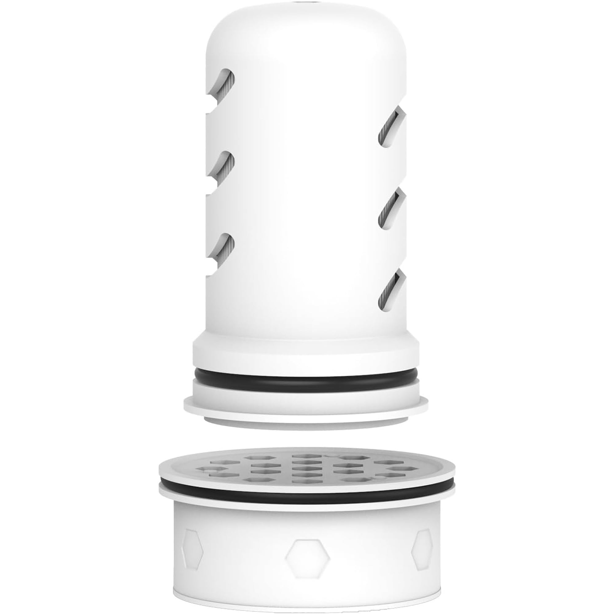 LS Home Water Filter Replacement - 4 Carbon + 2 Membrane Filters, Compatible With 18C Dispenser & 7C/10C Pitchers