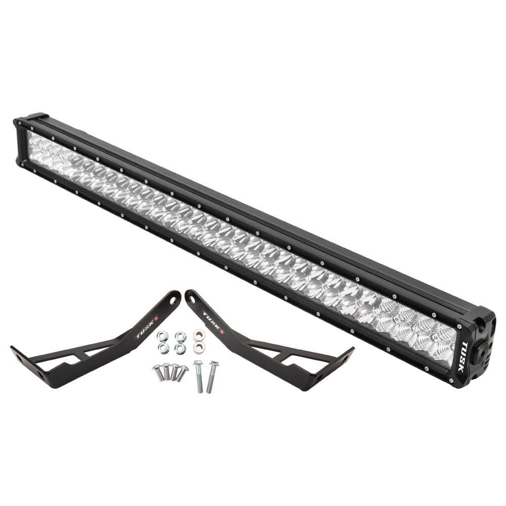 Tusk 30" Black Aluminum LED Light Bar Kit with Mounting Brackets