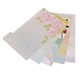 thumbnail image 1 of 5 hojas separadoras de indexación de flores A6 para diario, cuaderno, 6 agujeros colores lisos, 1 of 9