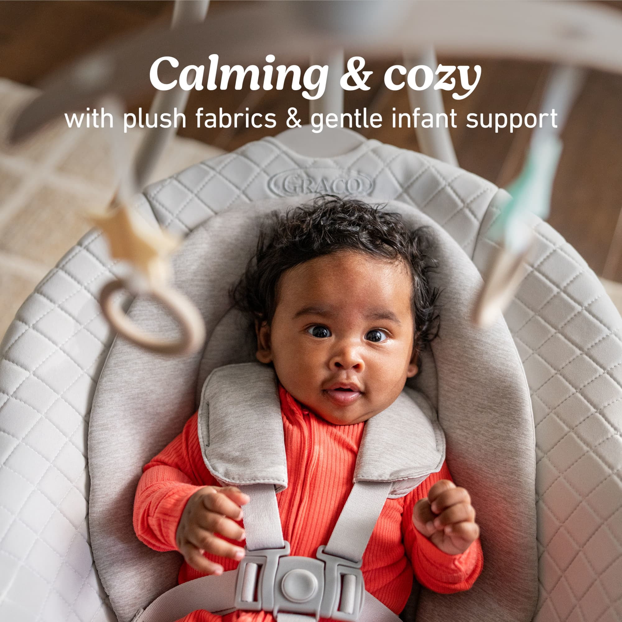 Graco DuetConnect LX Baby Swing and Bouncer, Wales White
