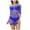Blue, variant on Sexy Womens Lingerie Fishnet Seamless Mesh Hollow Out Perspective Babydoll Dress Sleepwear Nightwear Nightdress