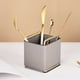 thumbnail image 4 of Caja de almacenamiento de escritorio Advancent de cuero marrón, 4 of 6