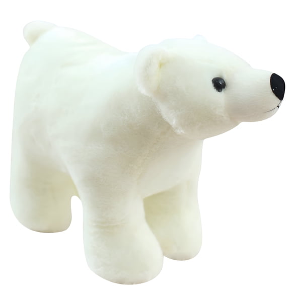 BESTSKY 2026 New Polar Bear Plush Toy Adorable Soft Stuffed Animal Cuddling Dolls for Christmas Holiday Birthday Home Decor Polar Bear Stuffed Animal