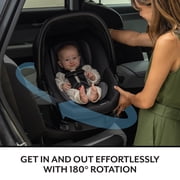 Evenflo Omni Ultra Travel System with Revolve180 LiteMax NXT Rotating Infant Car Seat, Caviar Black