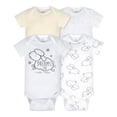 thumbnail image 1 of Set De Pañaleros Gerber Essential Unisex Talla 0-3 Meses 4Pzs Manga Corta Color Diseño Borregos, 1 of 4