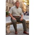 thumbnail image 5 of KingSize Men's Big & Tall Relaxed Fit Wrinkle-Free Expandable Waist Pleated Pants, 5 of 6