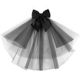 thumbnail image 3 of Velo de novia para mujer, velo corto de tul con lazo de encaje, velo de novia para boda, tocados, velo gótico para fiesta de Halloween ShuxiuWang 1327537008958, 3 of 5