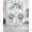 Blue, variant on Blue Spring Floral Swag Curtains for Living Room/Bedroom Windows, Summer Flowers Rustic Kitchen Curtains and Valances Set 36 Inch Length, Light Filtering Swags Valance Curtain Panels