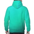 thumbnail image 7 of Cauagu Turquoise Light Blue for Men's Pullover Hooded Sweatshirt Athletic Casual Hoodie Aautumn Hoodie Sweatshirt for Men Pullover Casual Hooded Sweatshirt-3X-Large, 7 of 7