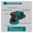 thumbnail image 3 of 12000RPM Brushless Electric Sander Wood Grinder Polishing Grinding Machine With 9pcs Sandpaper ,Low Vibration, 3 of 7