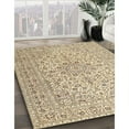 thumbnail image 2 of Ahgly Company Indoor Round Traditional Khaki Gold Persian Area Rugs, 4' Round, 2 of 6