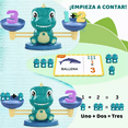 thumbnail image 4 of Juguete De Educación Equilibrio Matemático Dinosaurio Niños Verde, 4 of 5
