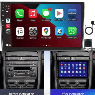 Car Stereo Wireless Apple Carplay Android Auto, Android 13 3 32GB 9 inch 1280*720 Touch Screen, GPS WiFi BT FM RDS Radio AHD Backup Camera