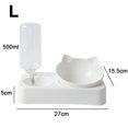 thumbnail image 2 of Cuencos para gatos, juego de tazones de agua y comida inclinados para perros y gatos MFZFUKR BST3007756-2, 2 of 7