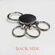 thumbnail image 2 of Llavero Unbranded Anillo de Metal de Acero Inoxidable Clip Auto, 2 of 3