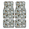 thumbnail image 1 of Honeii Funny Beagle Active Dog Print Car Foot Mat Four-Piece Set - Front & Rear Universal Car Floor Mats for SUVs, Trucks, Sedans, 1 of 7