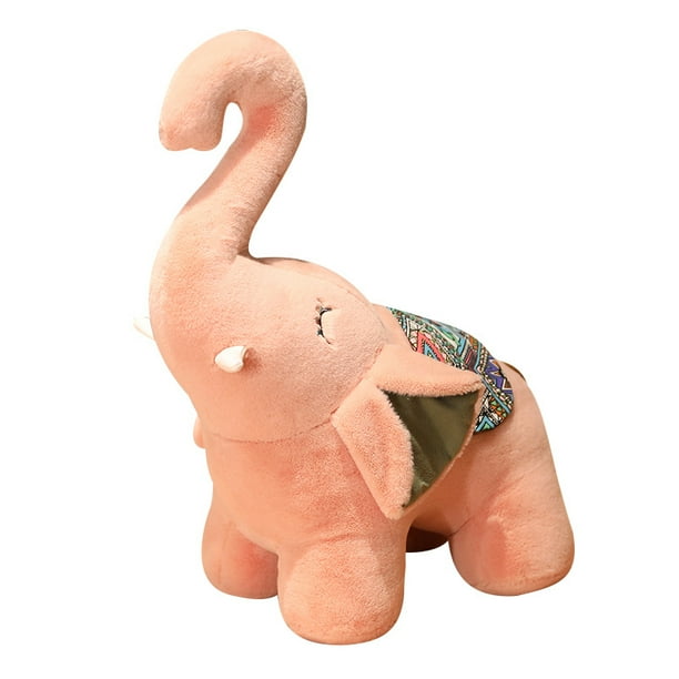 Muñeca de peluche con dibujos animados de elefante, peluche suave, 30 cm