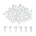 thumbnail image 1 of Uxcell 60Pcs M4x14mm Plastic Phillips Machine Screws, Insulated PC Countersunk Screws, 1 of 7