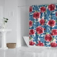 thumbnail image 3 of Waterproof Pioneer Shower Curtain 72x84 Inch Polyester Unique Cute Floral Shower Curtain for Bathroom Hotel Home Decor with 12 Plastic Hooks, 3 of 5