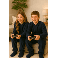 thumbnail image 3 of Big Feet Pjs Kids Navy Fleece Footed Pajamas – Ultra Soft, Anti-Pill, Non-Slip Soles, Easy Zipper, Machine Washable Sleepwear for Boys, 3 of 7