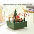 thumbnail image 2 of Amdohai Christmas Train Music Box Stem-winding Musical Box Beech Wood, 2 of 8