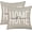 Sr Home Sweet, variante sur Housses de Coussin à Pois Lot de 2 18x18 Pouces Noir Crème Coussins avec Design Boho Coups de Pinceau Décoratifs Housse de Coussin Carrée Extérieure Coton Lin pour Maison Canapé Lit Unique