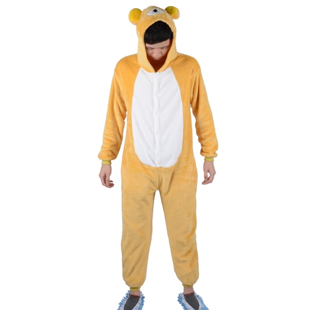 Kigurumi Rilakkuma Pajamas Adult Anime Cosplay Costume Walmart Com Walmart Com