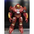thumbnail image 1 of Figuras de acción de superhéroes de Marvel para niños, juguetes de PVC de Disney, vengadores, Iron Man, Hulk, Thanos, luz intermitente en el pecho, 17cm Gong Bohan LED, 1 of 2