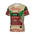 thumbnail image 3 of Rocae Christmas Vintage Red Truck for Men's Moisture-Wicking Crew Tee - T-Shirt for Sports, Outdoor Activities, and Casual WearSmall, 3 of 9