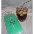 thumbnail image 2 of Straws - 100 Pale Green Flex / Flexible Drinking Straws - Luau - Wedding Reception - Party Supplies - Flexible Bendy Straws, 2 of 3