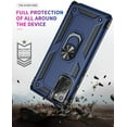 thumbnail image 7 of for Galaxy Note 20 Ultra Case (NOT Fit The Note 20) with HD Screen Protectors, Military-Grade Ring Holder Kickstand Drop Tested Shockproof Cover Case for Samsung Galaxy Note 20 Ultra (5G) Blue, 7 of 7