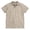 Khaki, variant on Mens Polo Shirts Short Sleeve Vintage Boxy Short Sleeve Shirt Y2k Raglan Collared Shirt Button Down Washed T Shirts Black XXL