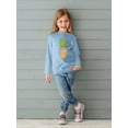 thumbnail image 2 of Pineapple With Glasses Long Sleeve Toddler -Image by Shutterstock,  3 Toddler, 2 of 4