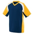 thumbnail image 2 of Adult Wicking Polyester V-Neck Short-Sleeve Jersey with Inserts 1535, 2 of 2