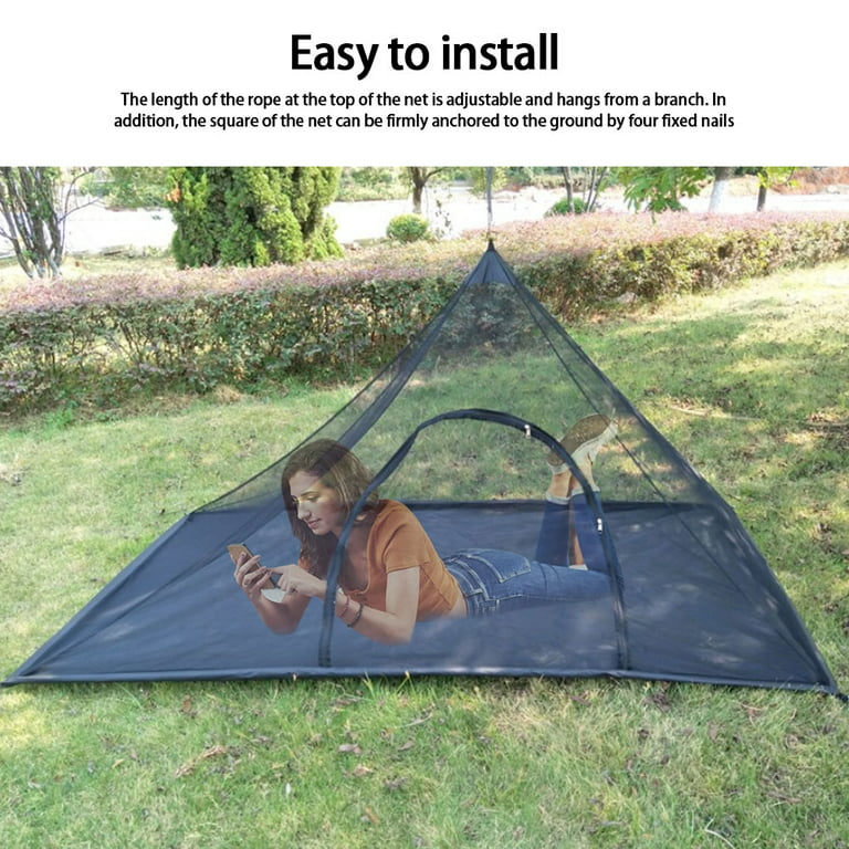 Outdoor Camping Bug Free Mosquitoes Insects Mesh Net Tent Quick