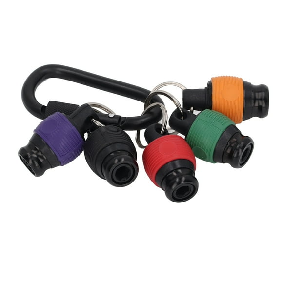 Bit Keychain,6Pcs Screwdriver Bit Holder Screwdriver Bit Holder Socket Driver Bit Holder Tried and Trusted
