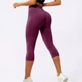 thumbnail image 2 of Resicozy Anti Cellulite Compression 3D Leggings for Women with Resistance Bands Butt Lifting Tummy Control Cropped Yoga Pants Wine M, 2 of 5