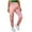 Pink, variant on ShiShine Women's Satin Pants Drawstring Elastic High Waist Dressy Satin Cargo Joggers