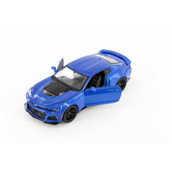 2017 Chevy Camaro ZL1 Hardtop, Blue - Showcasts 37512 - 1/24 Scale Diecast Model Toy Car