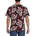 thumbnail image 2 of Rocae Snake And Rose for Men's Moisture-Wicking Crew Tee - T-Shirt for Sports, Outdoor Activities, and Casual WearMedium, 2 of 9