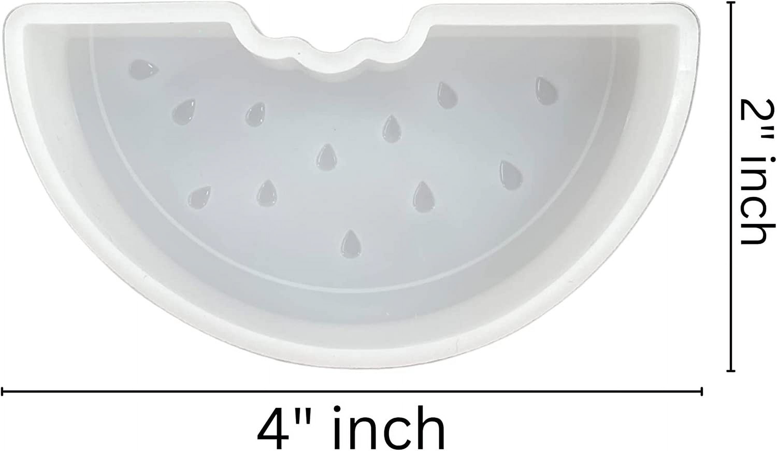Summer Tropical Palm Tree, Pineapple, Sunglasses, and Watermelon  4 Pack Bulk Car Freshie Silicone Molds Wholesale for Scented Aroma Beads Car Candle, Heat Resistant to 450 F Bake Oven Safe