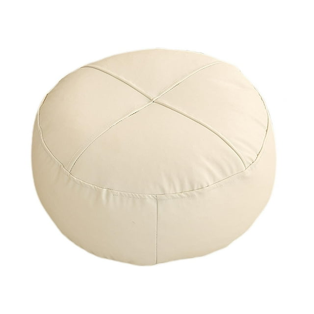 Cojín de suelo Zulema decorativo moderno grueso 40 cm x 40 cm x 15 cm Beige