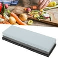 thumbnail image 1 of Knife Sharpening Stone, 240/400 Grit Sharpening Stone, Double-Sided Whetstone, Coarse Grinding And Fine Grinding, With NonSlip Rubber Base, For Home Kitchen, 1 of 8