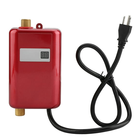 Hot Water Heater Water Heater Tankless Water Heater LCD Display Mini Electric Hot Water Heater Hotel For Bathroom Kitchen Home