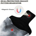 thumbnail image 3 of Haosy Rolling Cloud Marble Golf Mallet Putter Cover Strong Magnetic Leather Golf Club Headcover Closure, 3 of 7