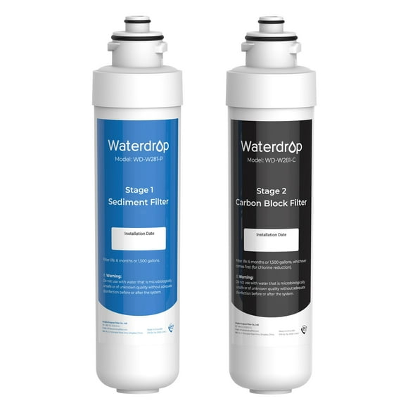 Waterdrop W281 Water Filters for Water Coolers, Replacement for all Avalon® branded Bottleless Water Coolers Filters, 1,500 Gallon Extended Lifespan, More P